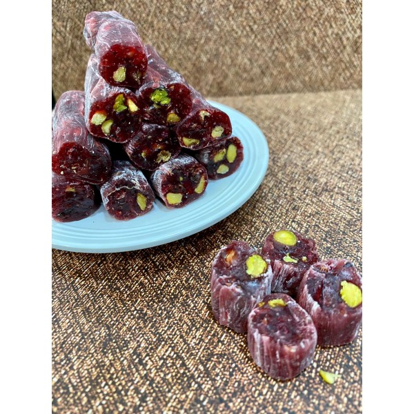 Bi Çitle Antep Fıstıklı Nar Aromalı Fitil Lokum