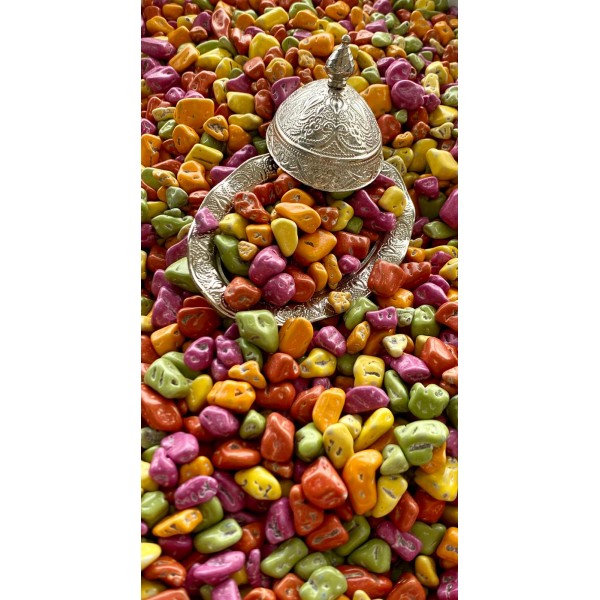 Bi Çitle Karışık Aromalı Melodi Çakıl Taşı Draje